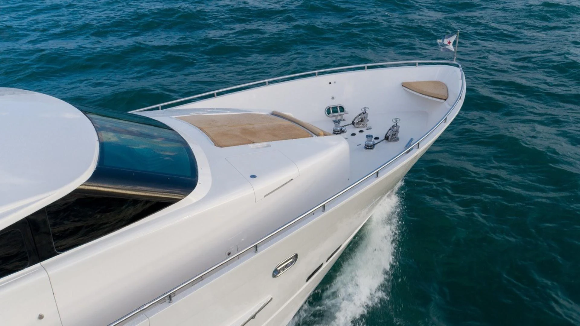 a boat on the water aboard TRITON Yacht for Sale