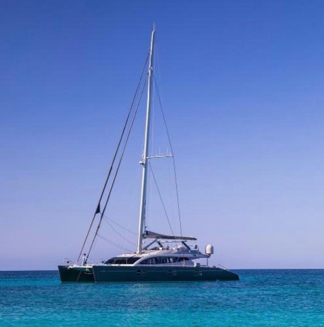 a boat sailing on the sea aboard CARTOUCHE Yacht for Sale