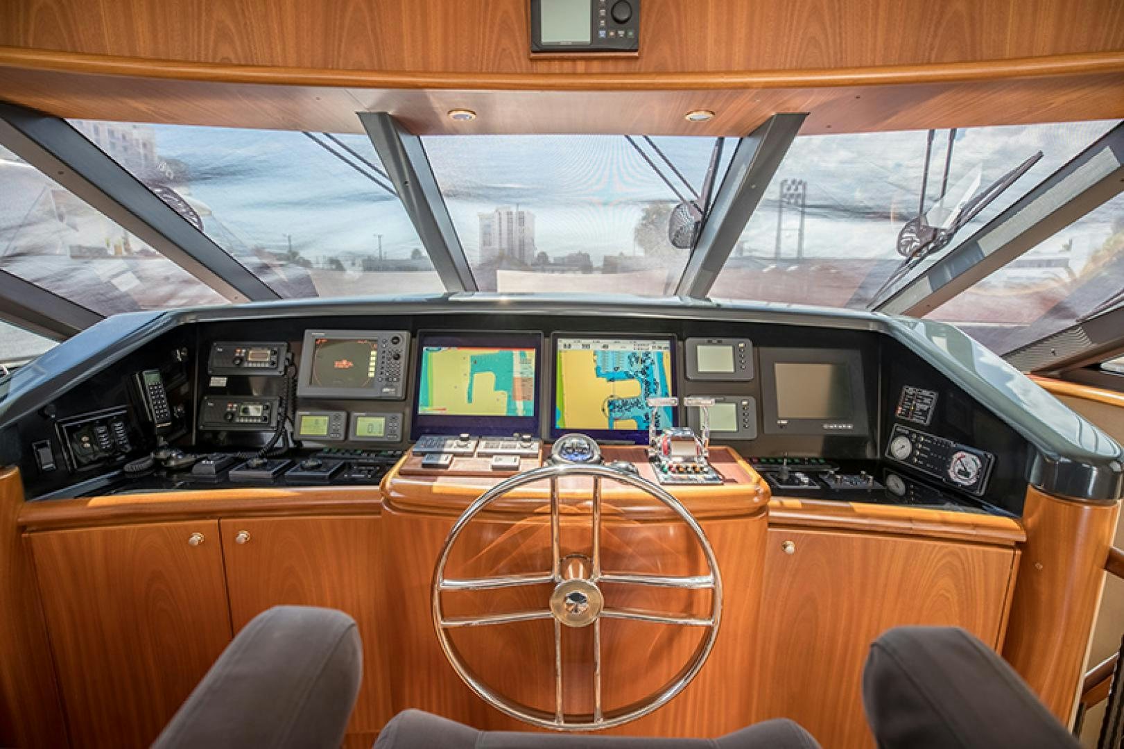 inside of a vehicle aboard FAN TAIL Yacht for Sale