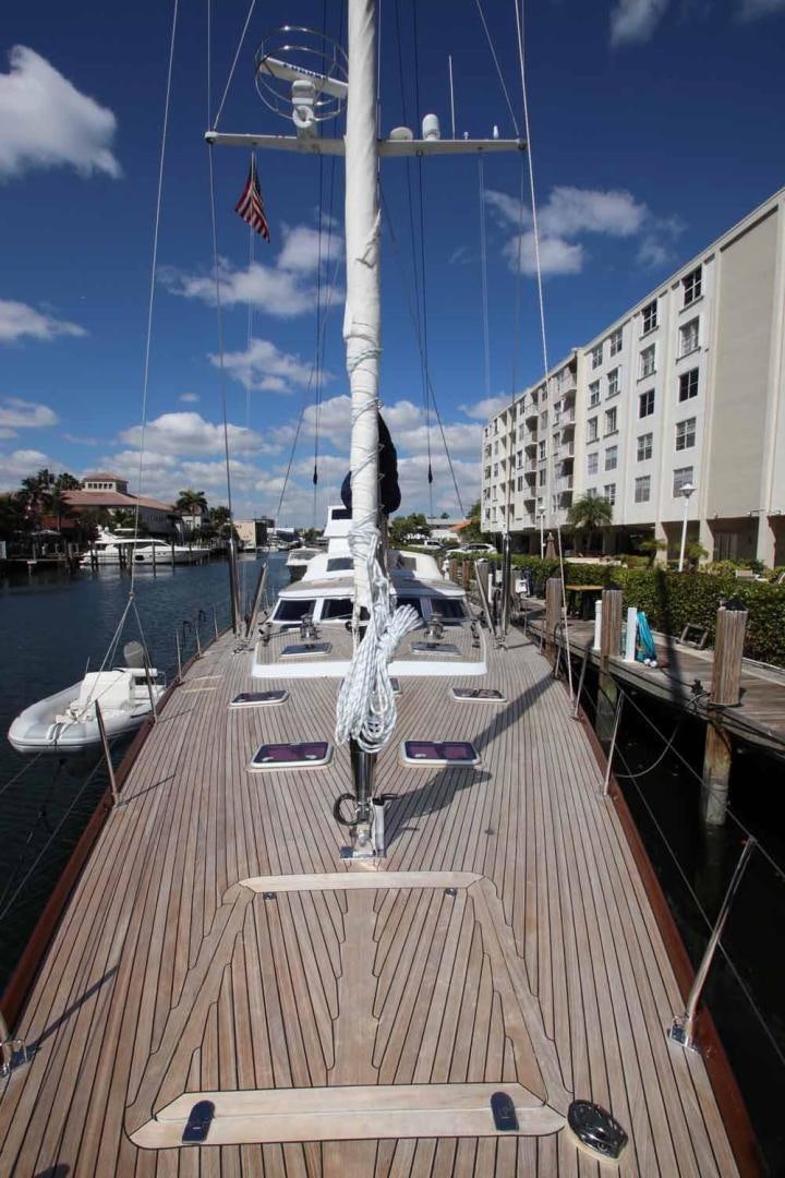 a boat on a dock aboard MAYA RAY Yacht for Sale