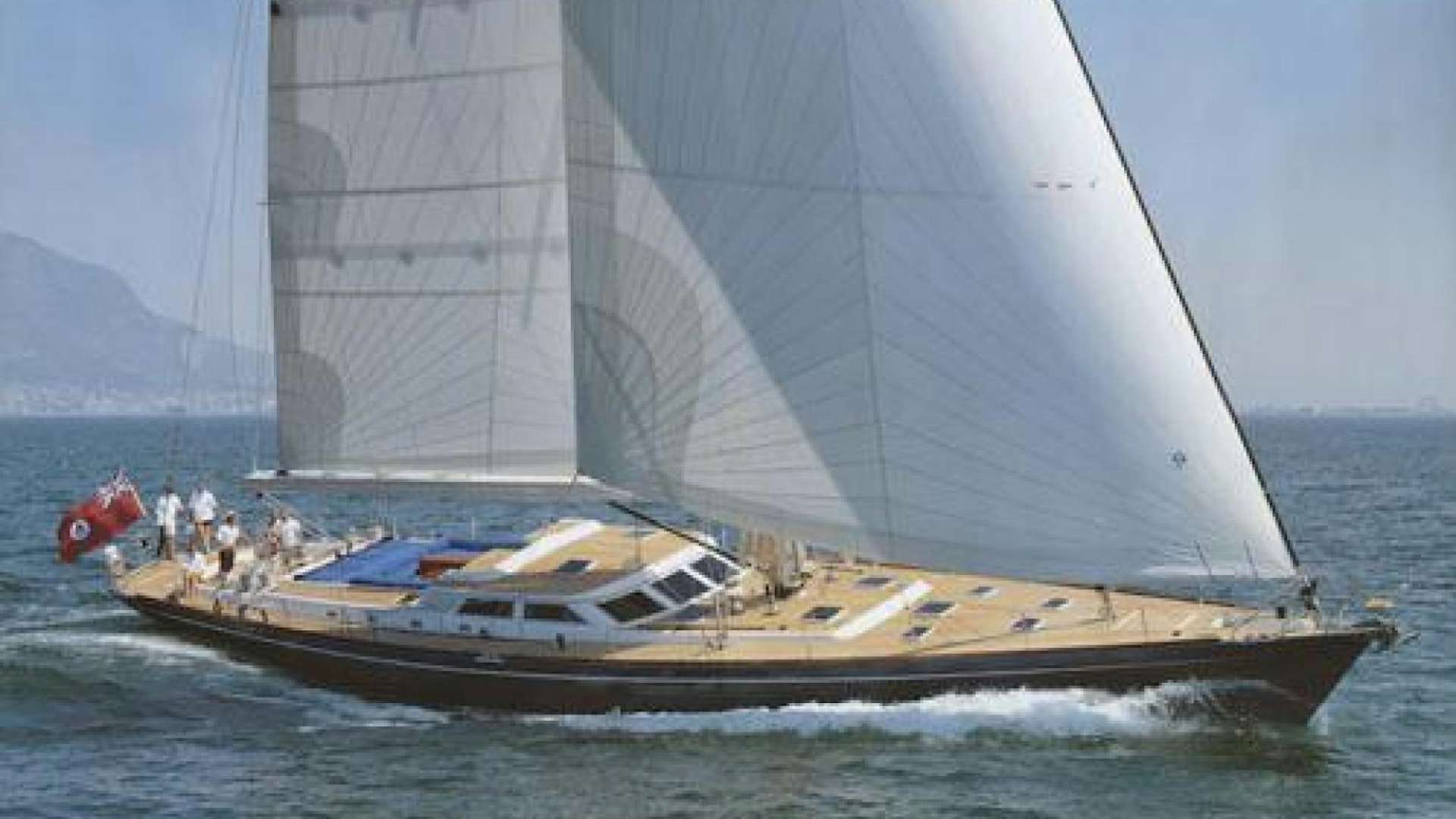 a sailboat on the water aboard MAYA RAY Yacht for Sale