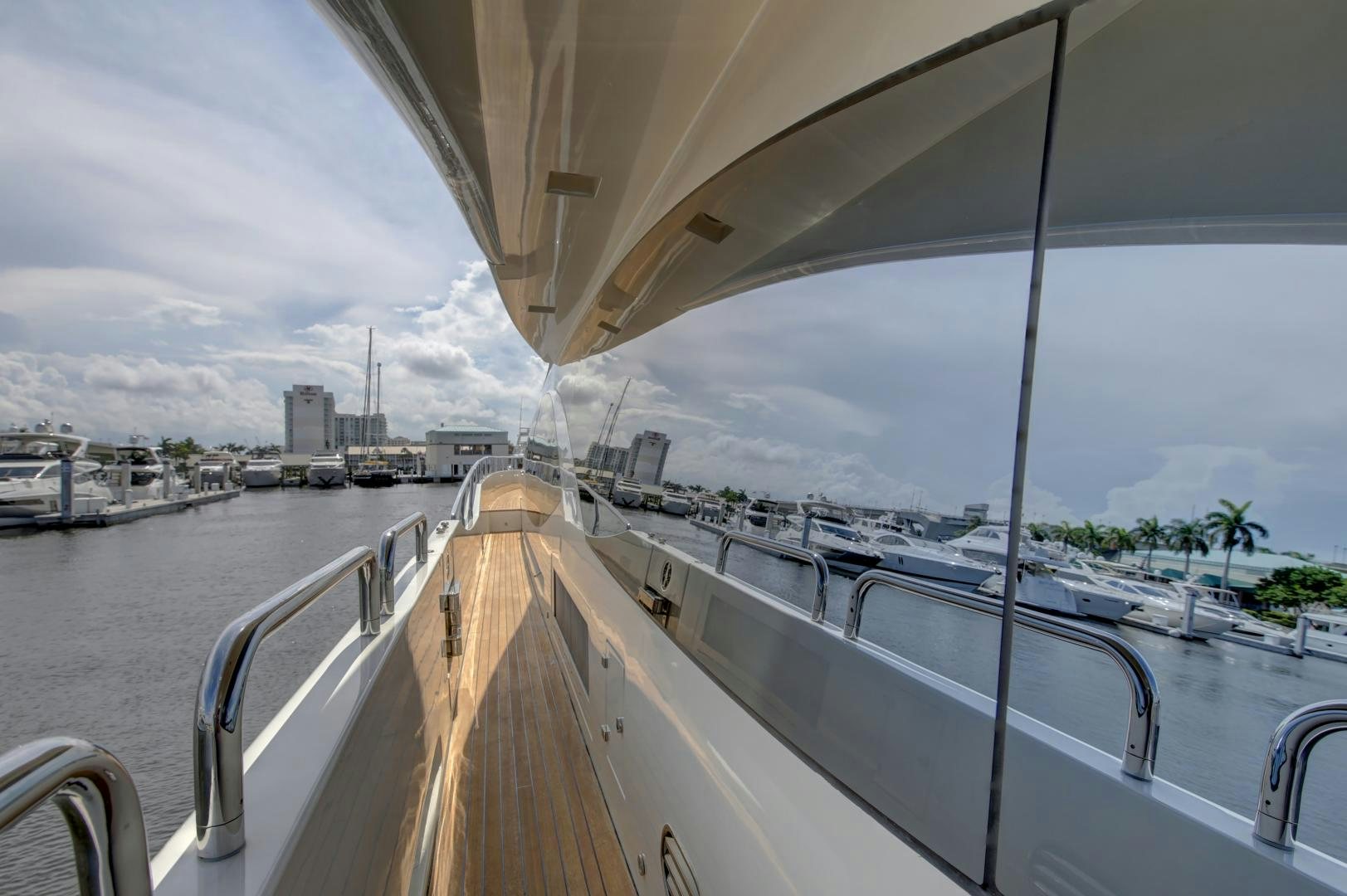 a boat on the water aboard SORRIDENTE Yacht for Sale