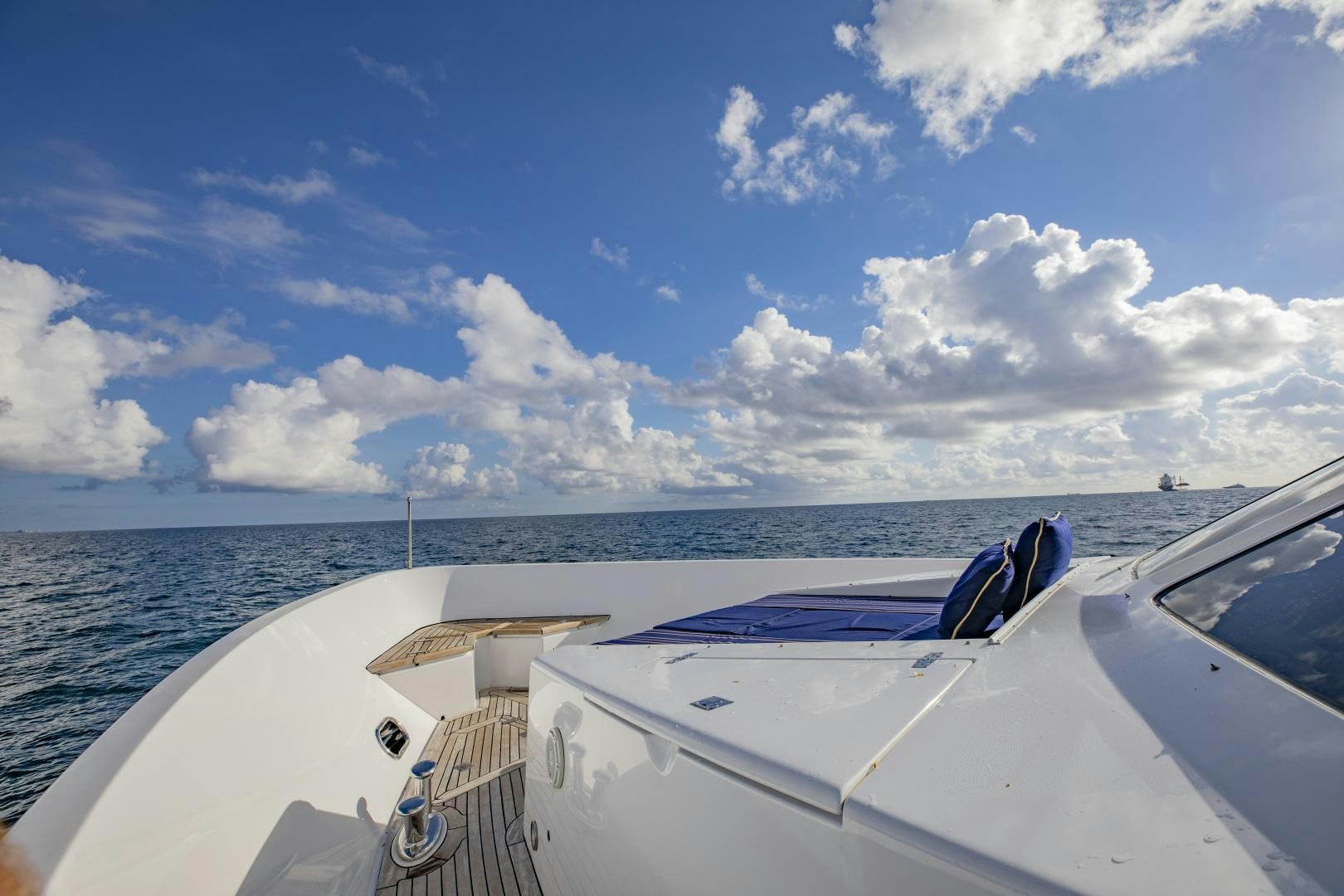a boat on the water aboard FLY BOYS Yacht for Sale