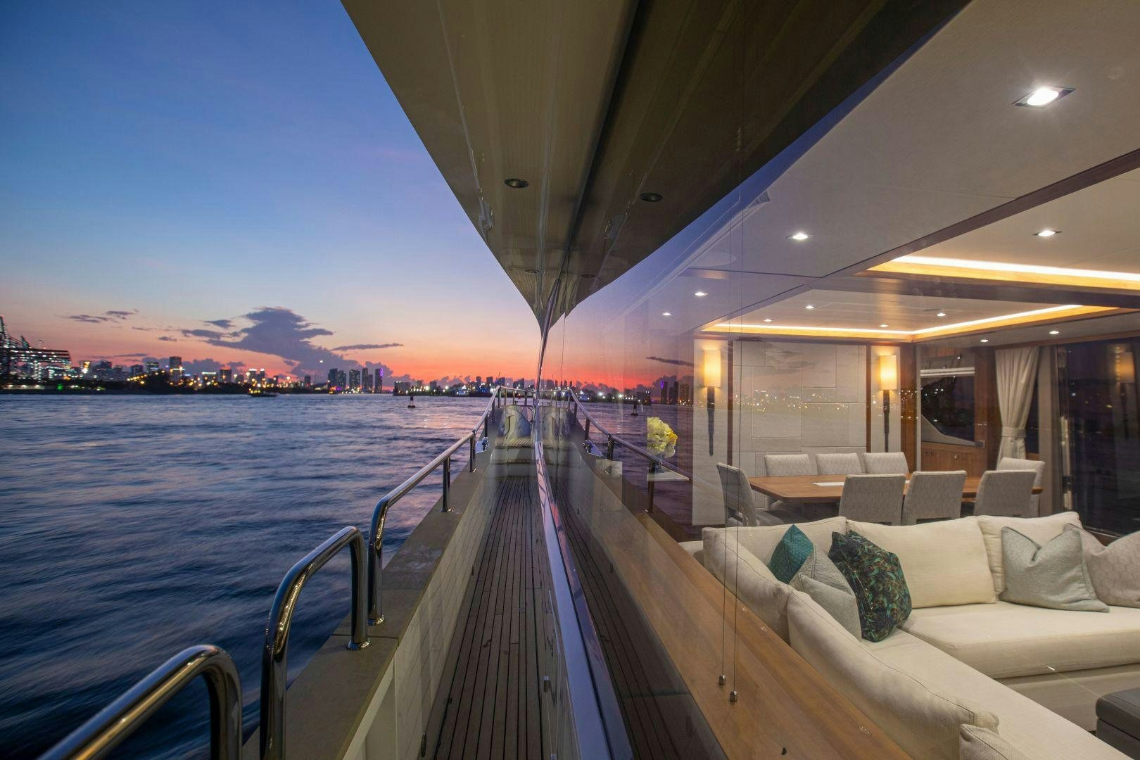 a boat on the water aboard PERSEVERANCE 3 Yacht for Sale