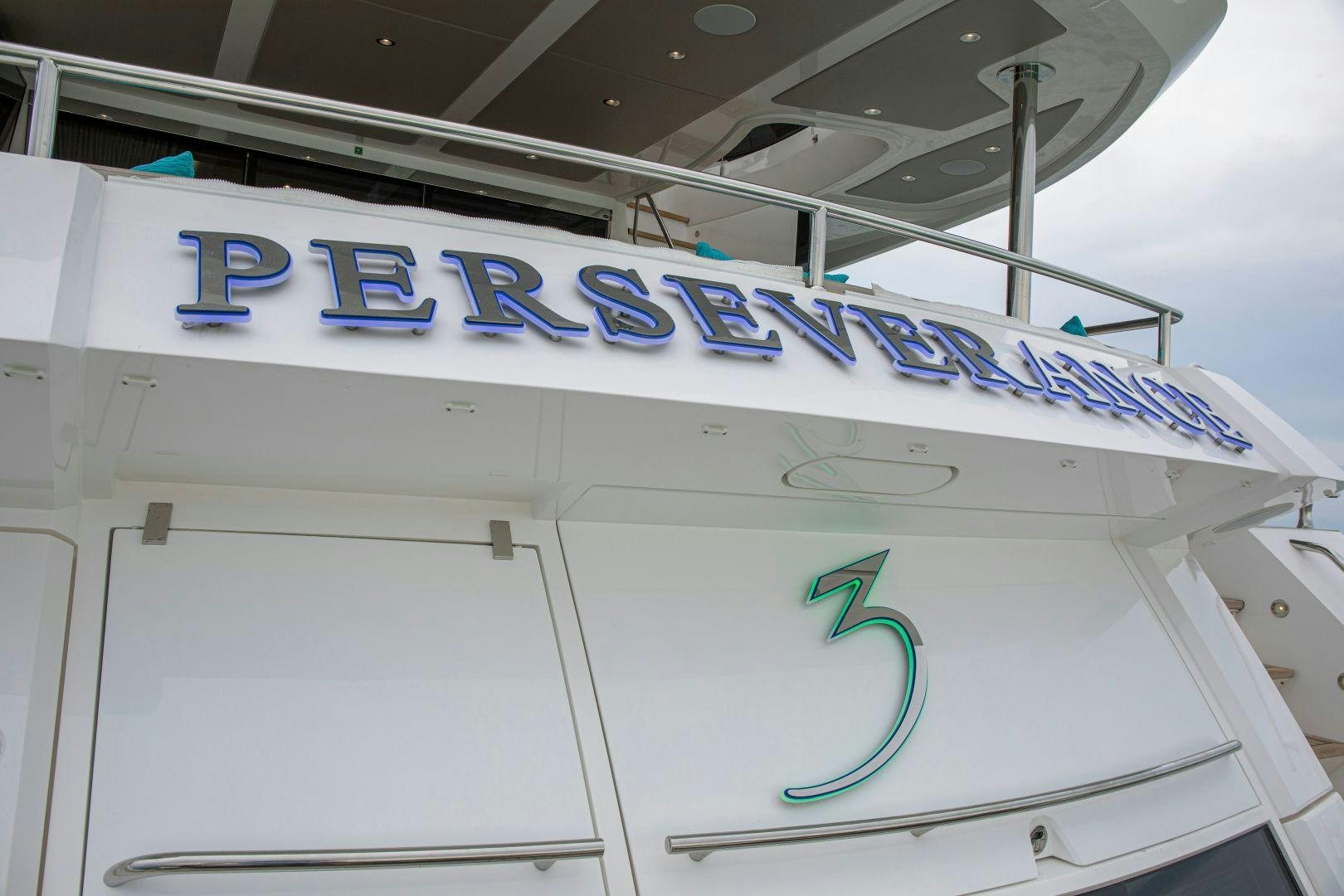 a close-up of a white printer aboard PERSEVERANCE 3 Yacht for Sale