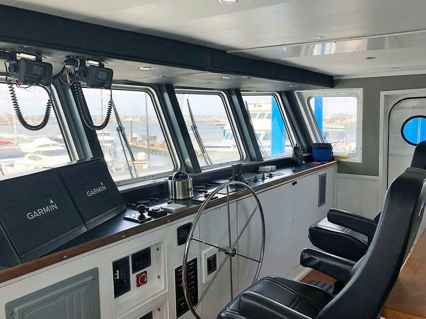 inside of a vehicle aboard CARE BEAR Yacht for Sale