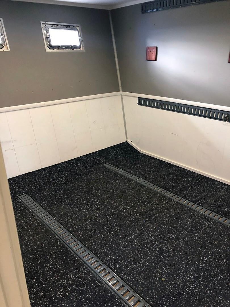 a room with a window and a vent aboard CARE BEAR Yacht for Sale