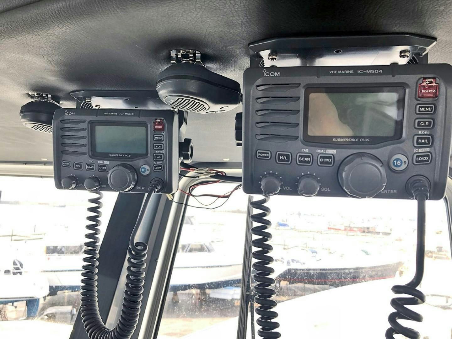 a camera on a tripod aboard CARE BEAR Yacht for Sale