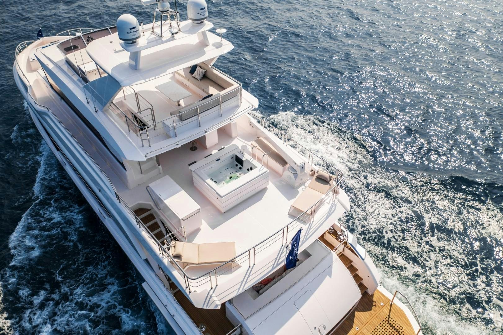 a large ship in the water aboard FD92 219 Yacht for Sale