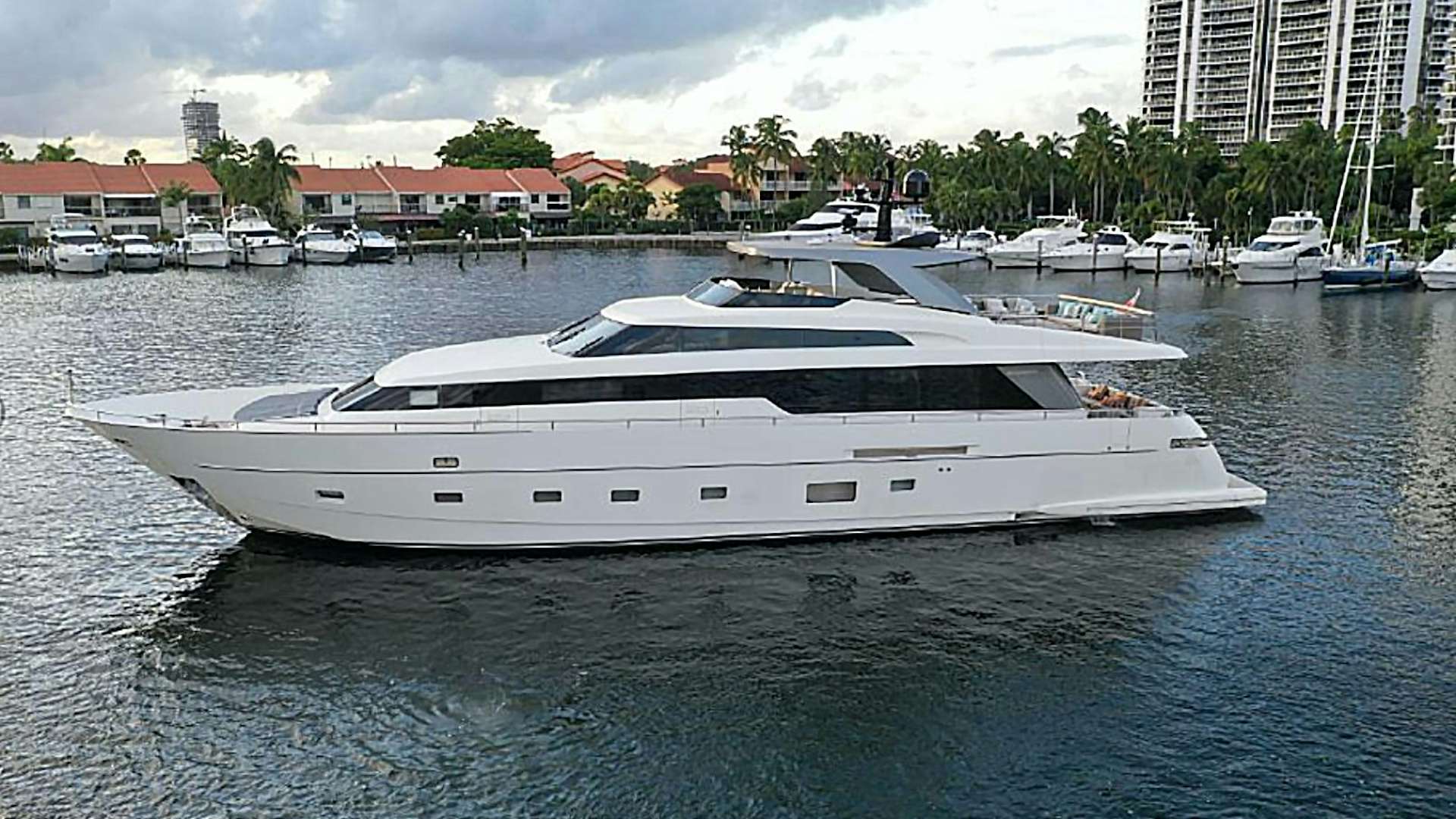 a yacht in the water aboard No Name Yacht for Sale