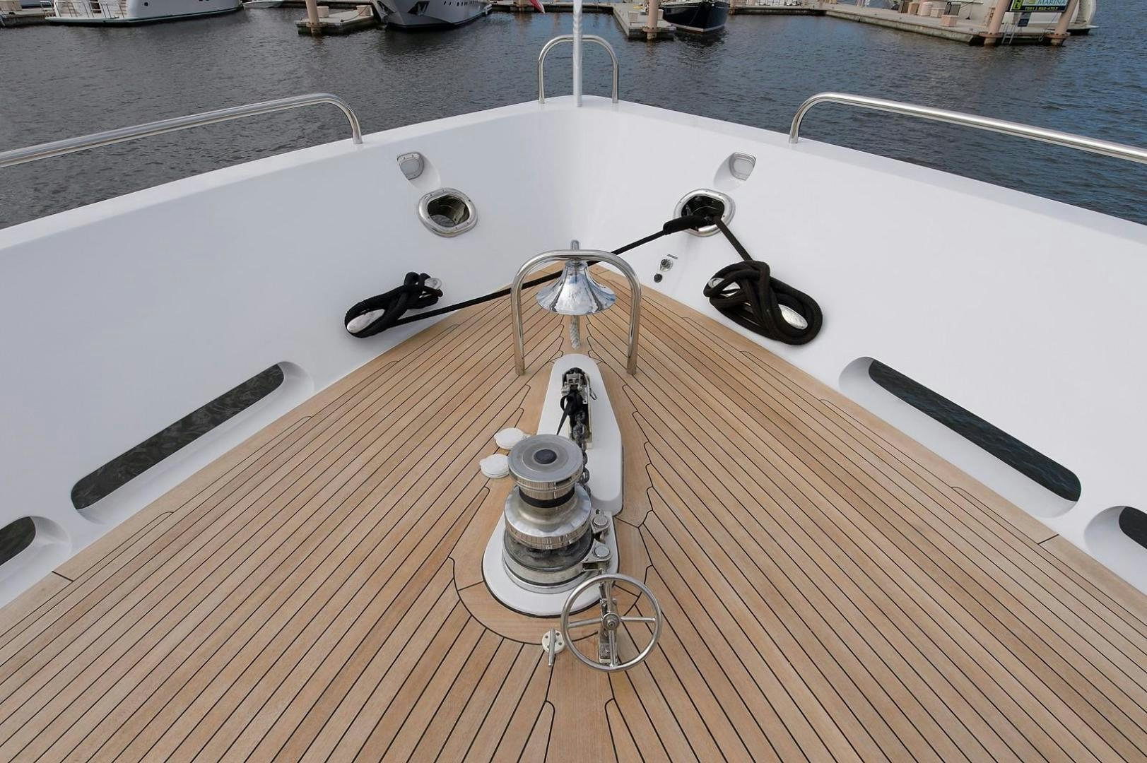 a white rectangular object with a screwdriver and a screwdriver aboard BIG WAVE Yacht for Sale