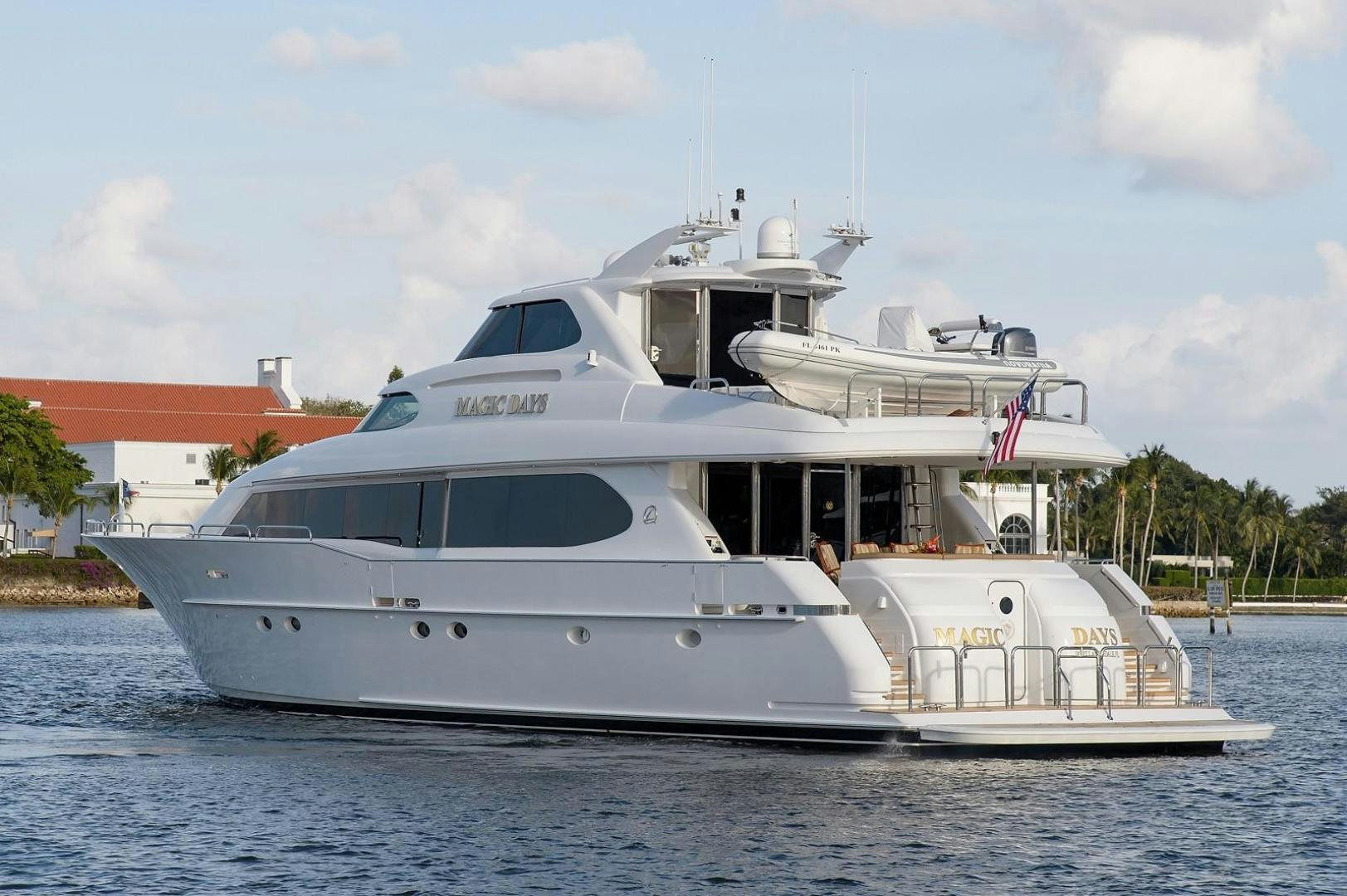 a boat on the water aboard BIG WAVE Yacht for Sale