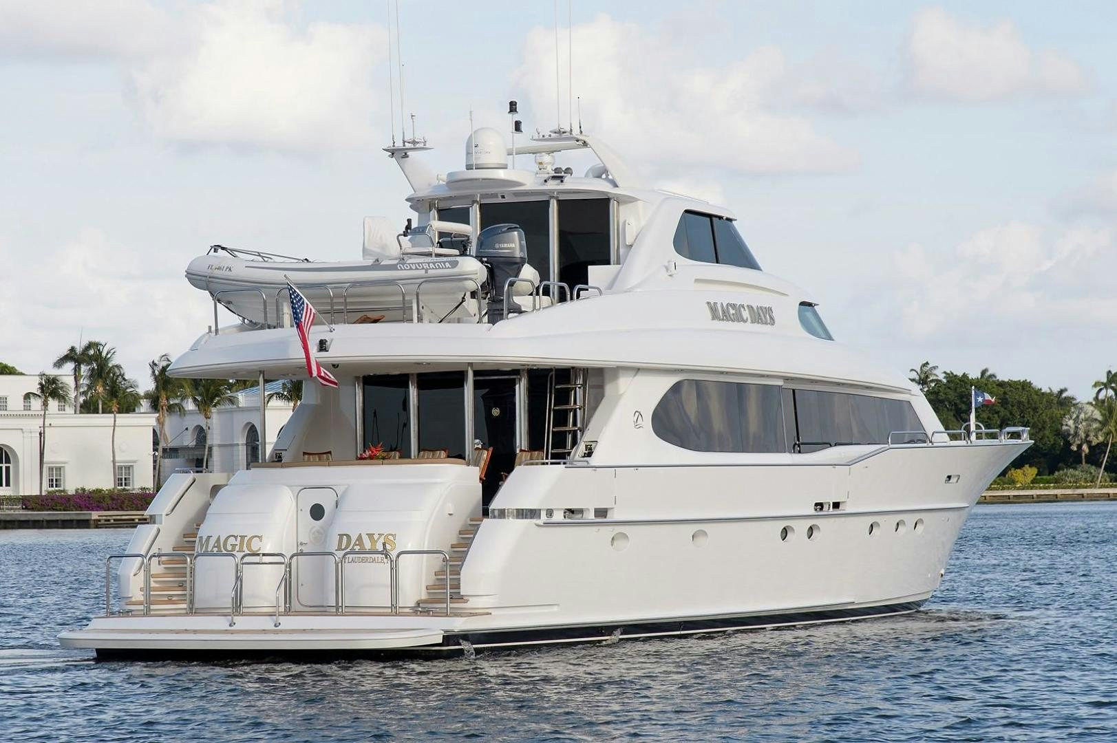 a boat in the water aboard BIG WAVE Yacht for Sale