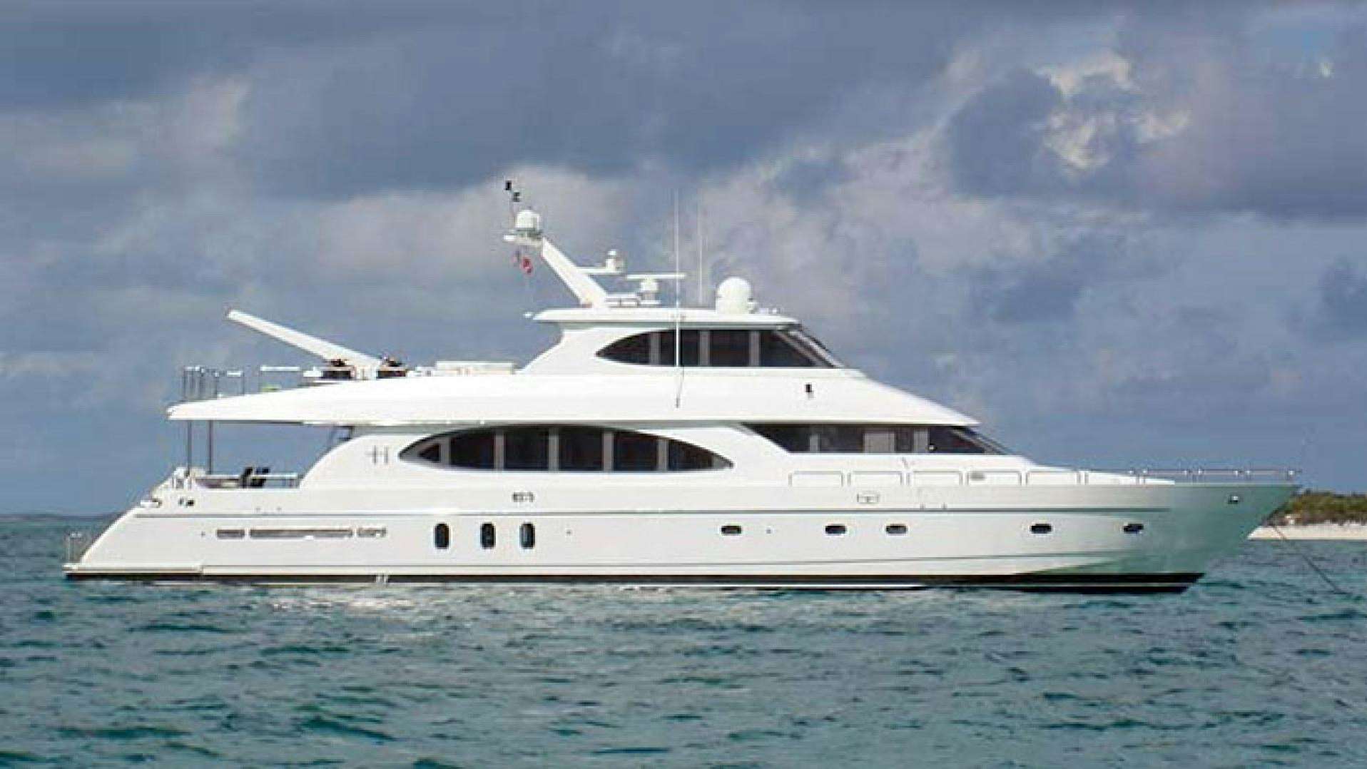 a white yacht in the water aboard CRYSTAL ANNE Yacht for Sale