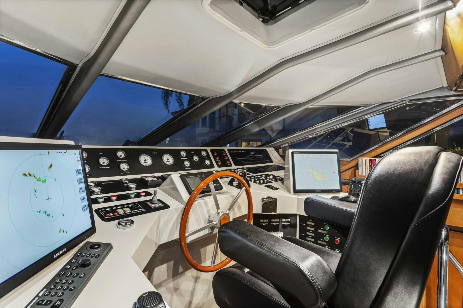 the inside of a plane aboard THE FLYING DUTCHMAN Yacht for Sale
