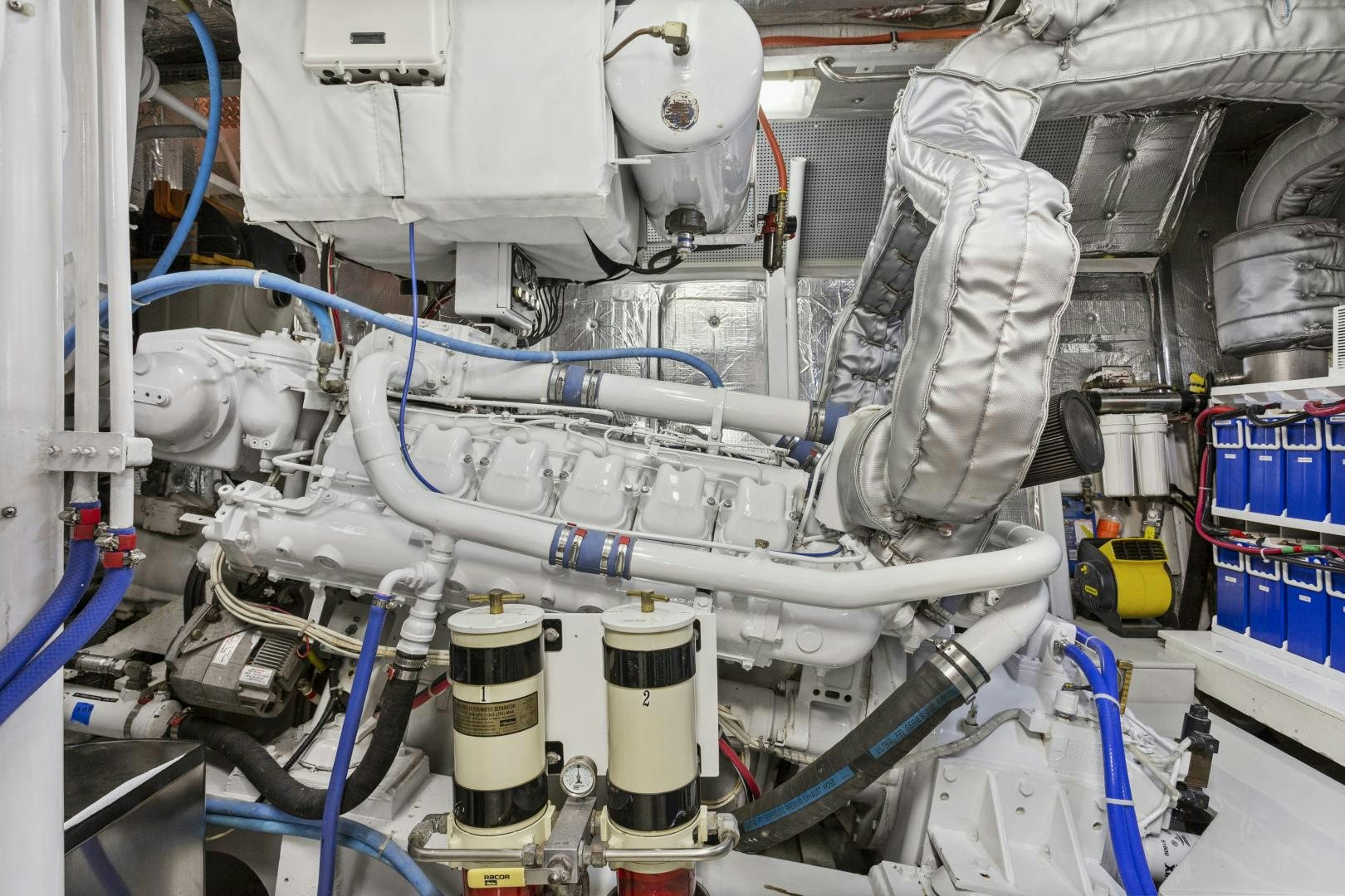 close-up of a machine aboard THE FLYING DUTCHMAN Yacht for Sale