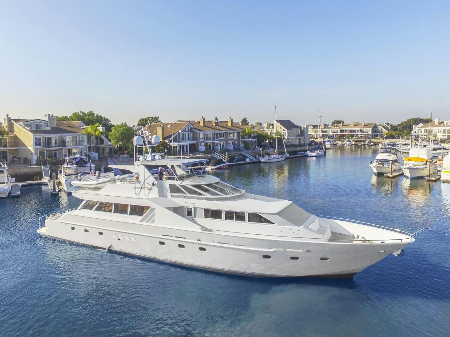a boat in the water aboard THE FLYING DUTCHMAN Yacht for Sale