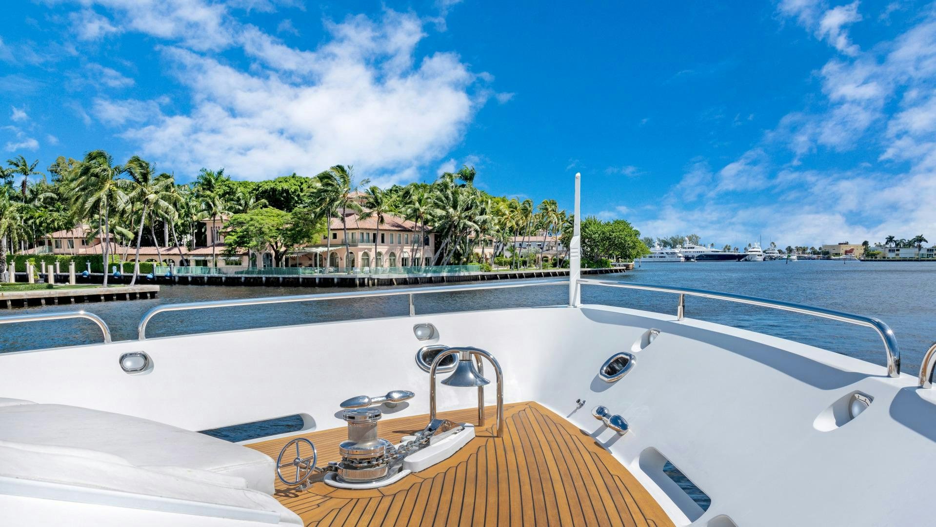 a boat on the water aboard SUZANNE Yacht for Sale