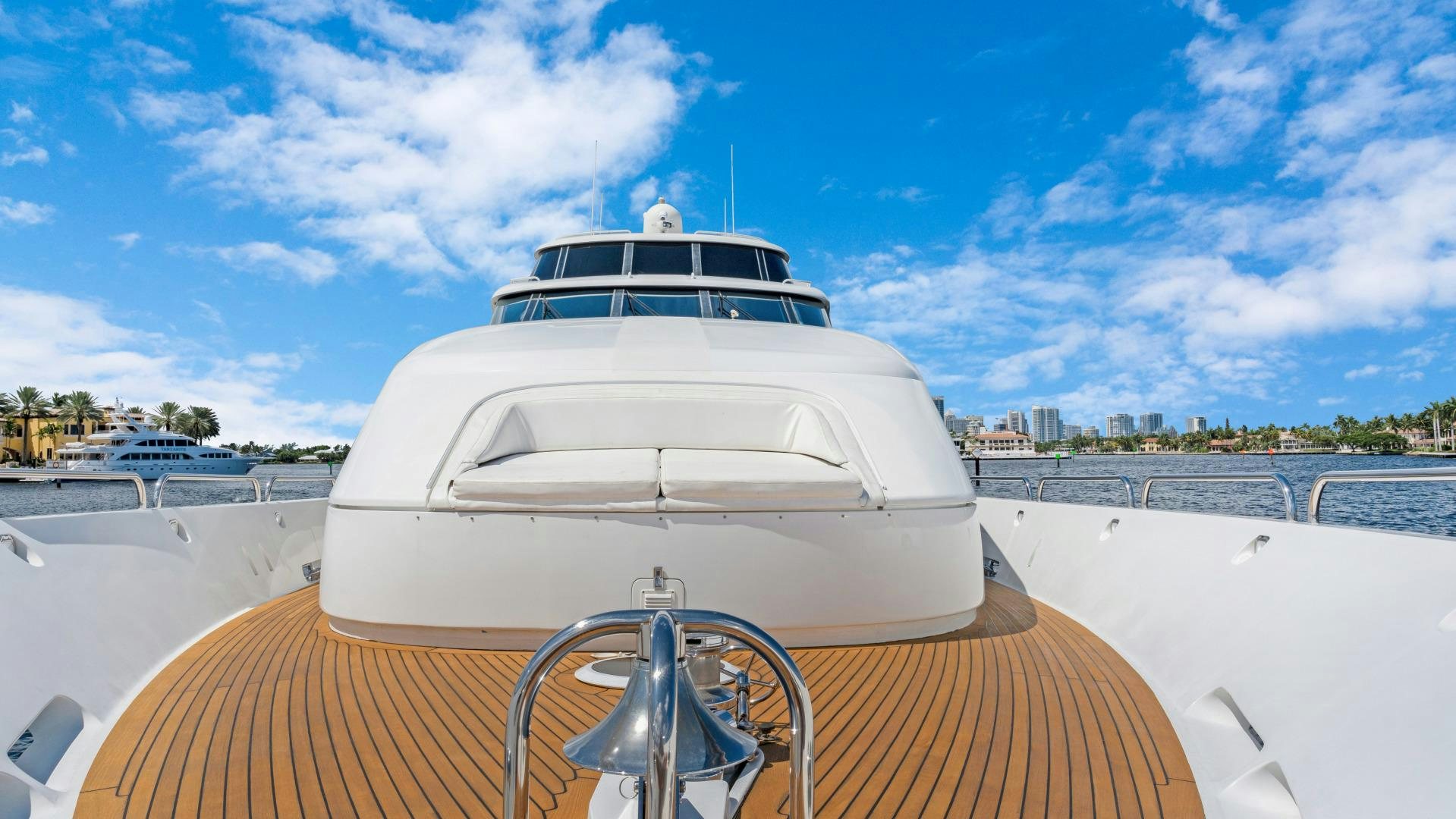 a boat on a boat aboard SUZANNE Yacht for Sale