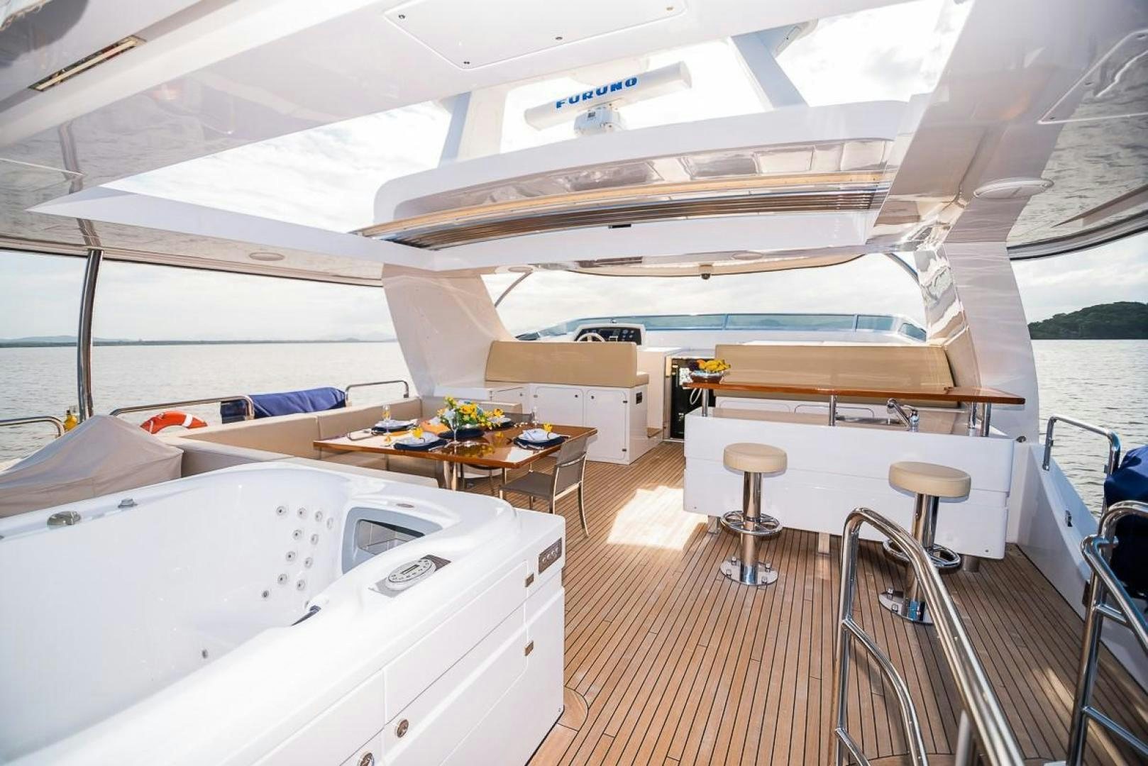 inside of a boat aboard ZAPHIRA Yacht for Sale