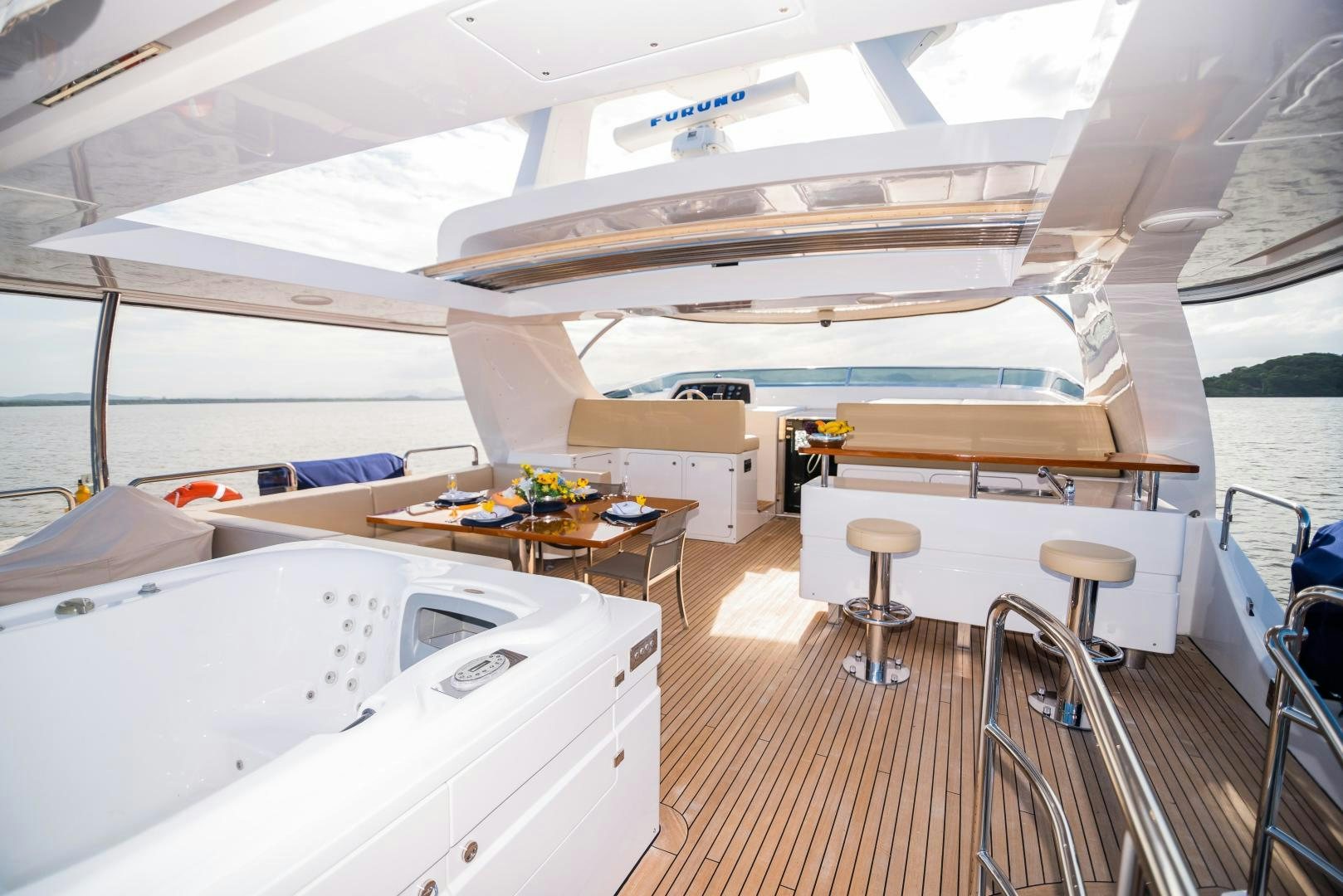 inside of a boat aboard ZAPHIRA Yacht for Sale