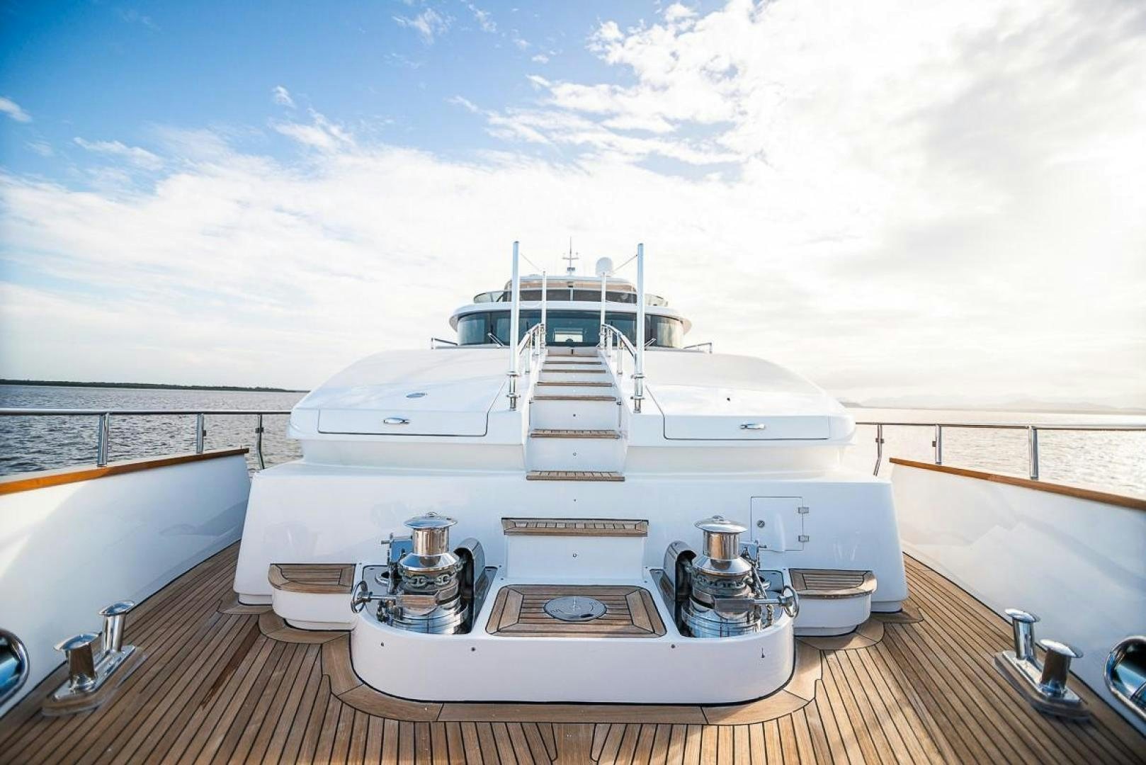 a boat on a deck aboard ZAPHIRA Yacht for Sale