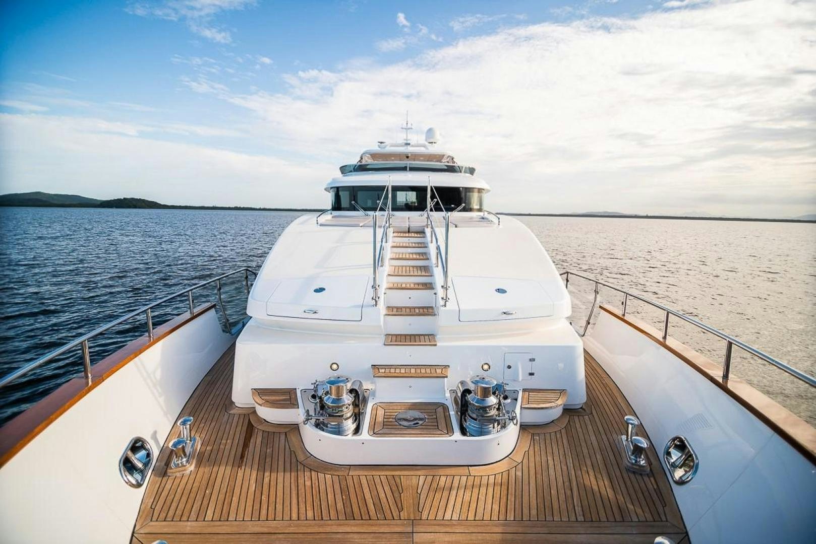 a boat on a body of water aboard ZAPHIRA Yacht for Sale