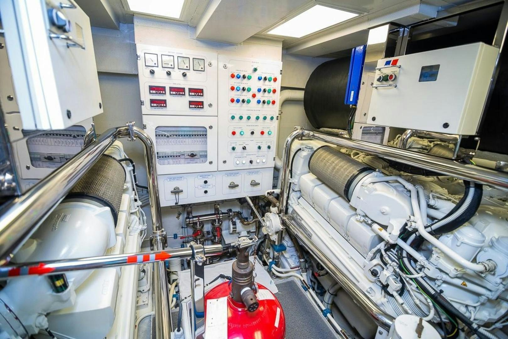 a room with machinery aboard ZAPHIRA Yacht for Sale