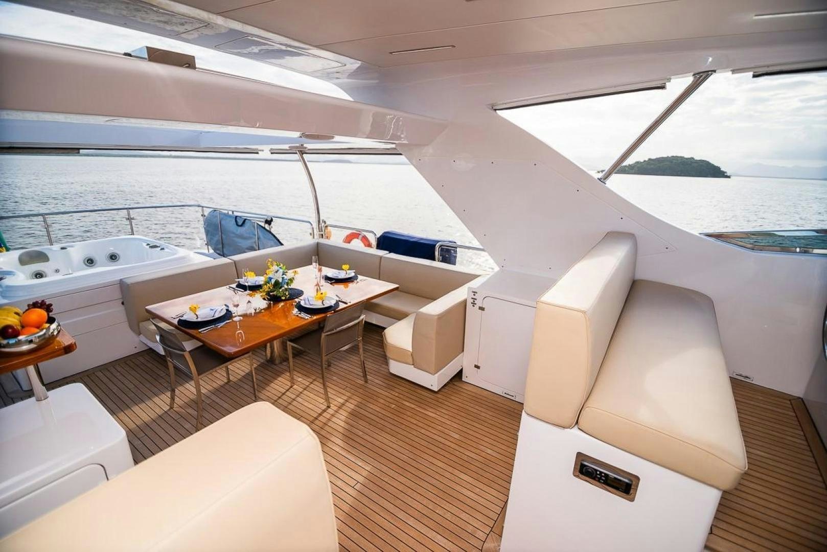 inside of a boat aboard ZAPHIRA Yacht for Sale