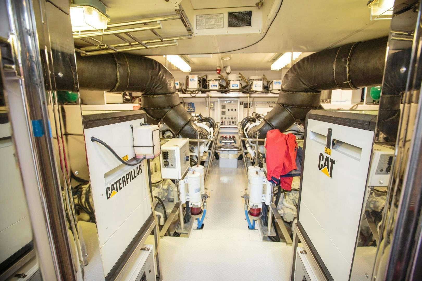 a room with machines aboard STERLING V Yacht for Sale