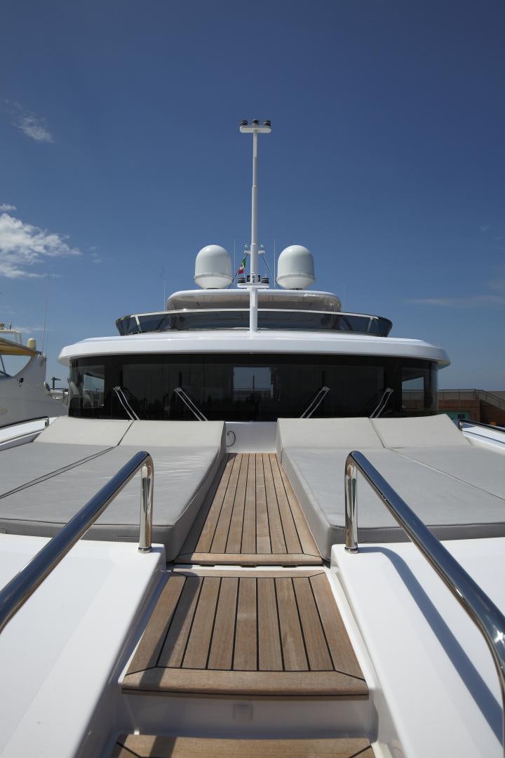 a boat on a dock aboard NOVASTAR Yacht for Sale