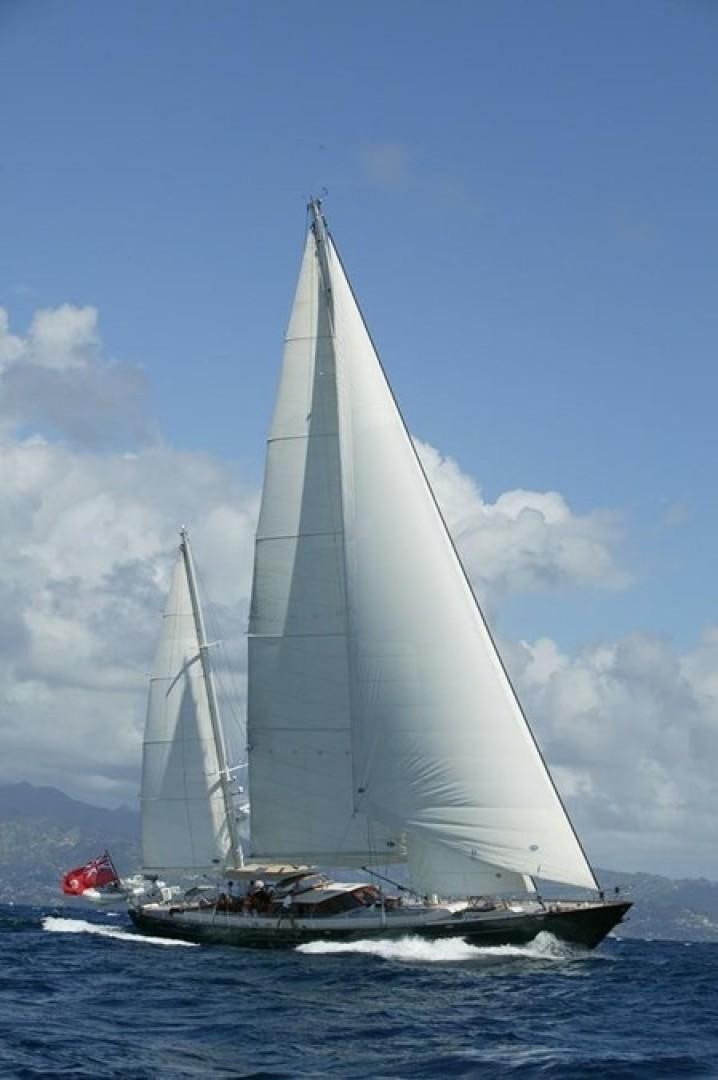 a sailboat on the water aboard CARMELLA  Yacht for Sale