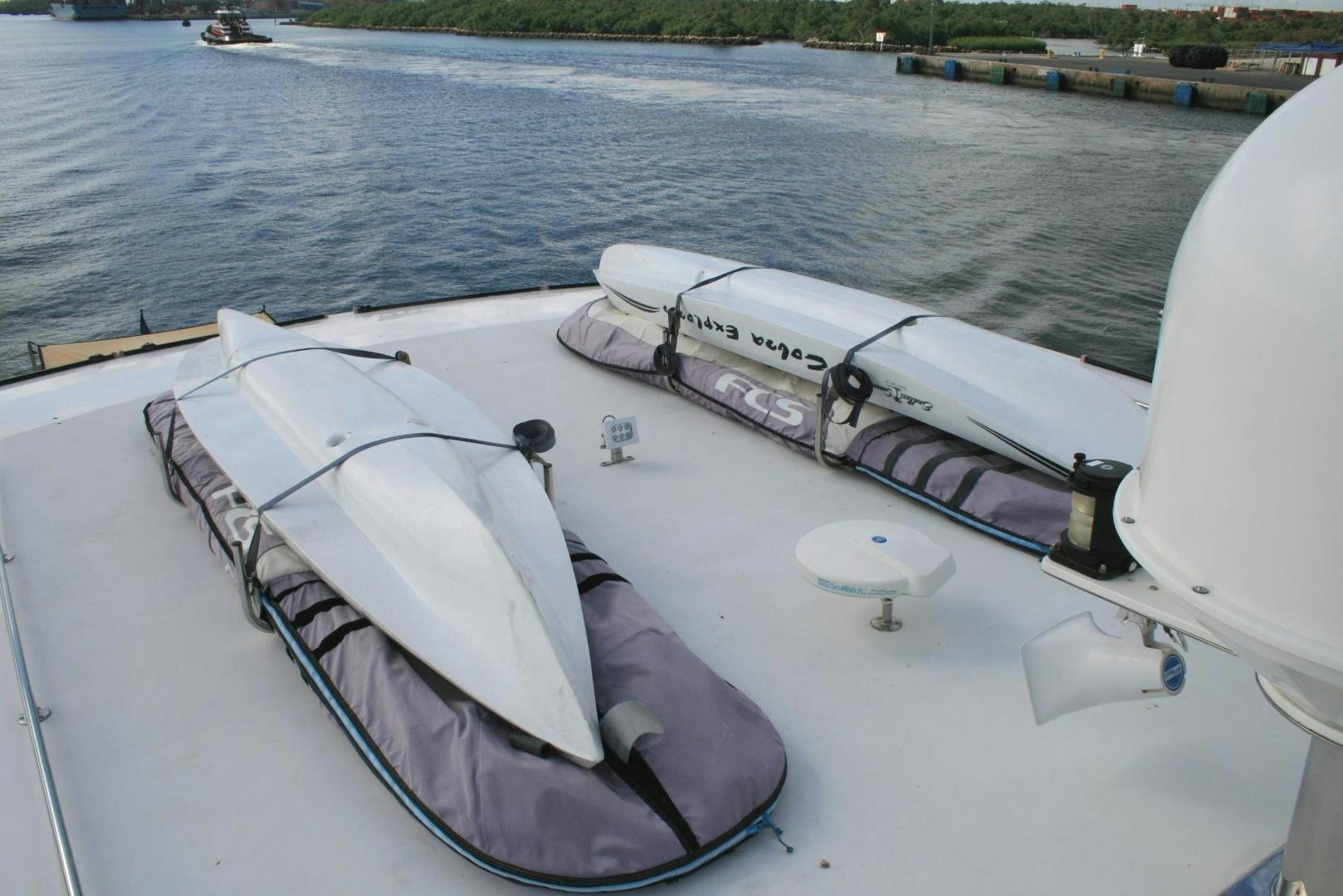 a boat on the water aboard DEAL MAKER Yacht for Sale