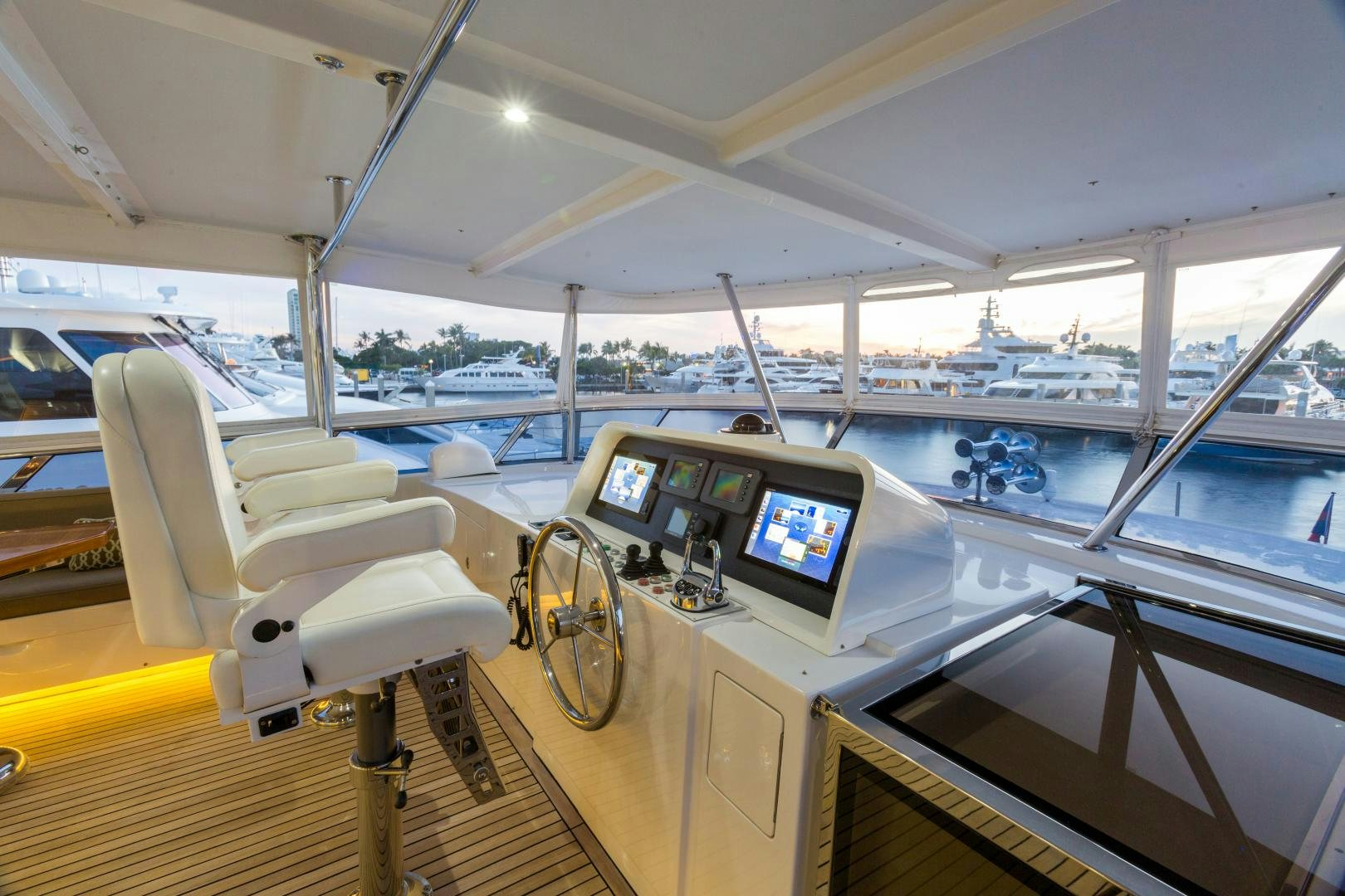 inside of a boat aboard DEAL MAKER Yacht for Sale