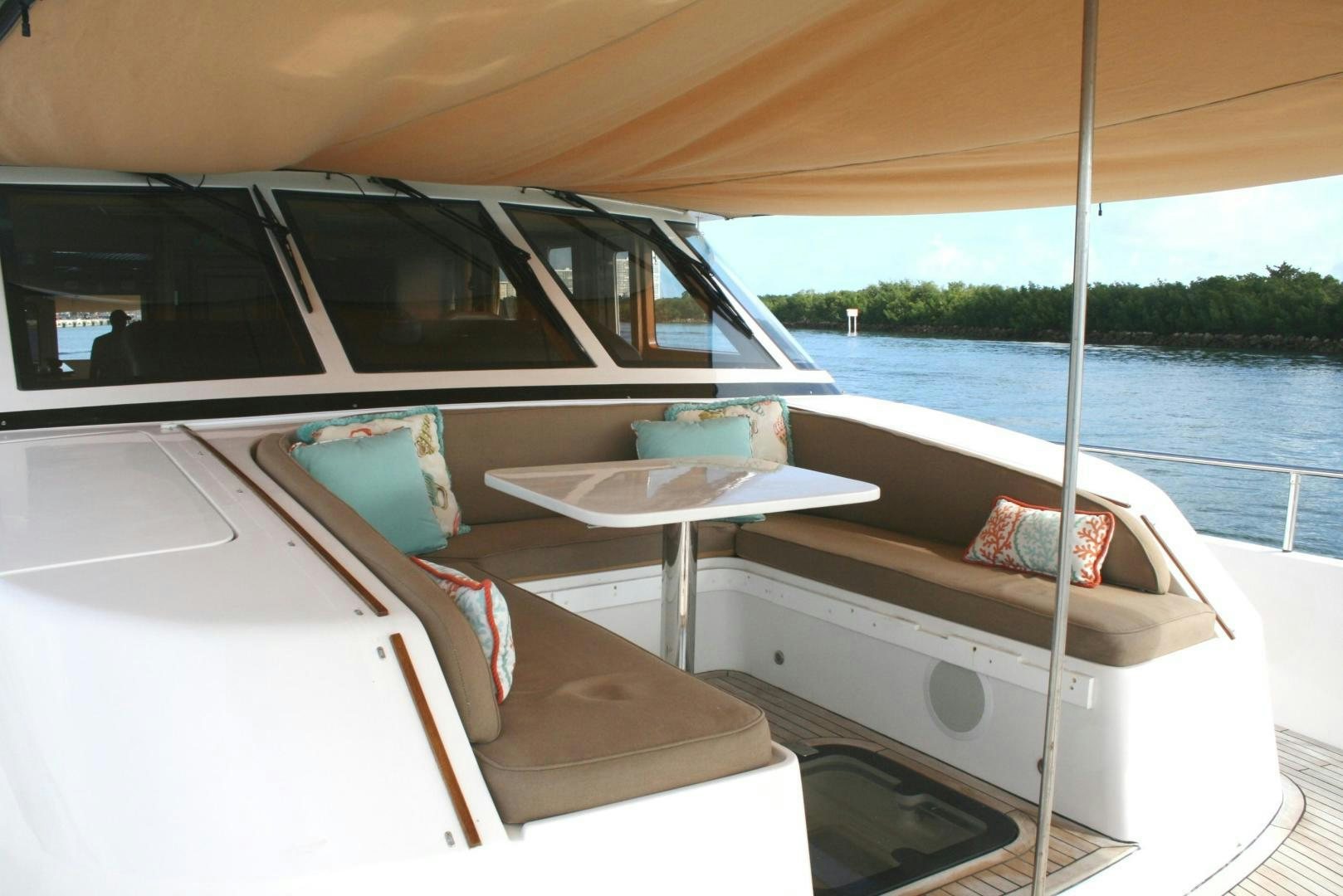 a boat on the water aboard DEAL MAKER Yacht for Sale