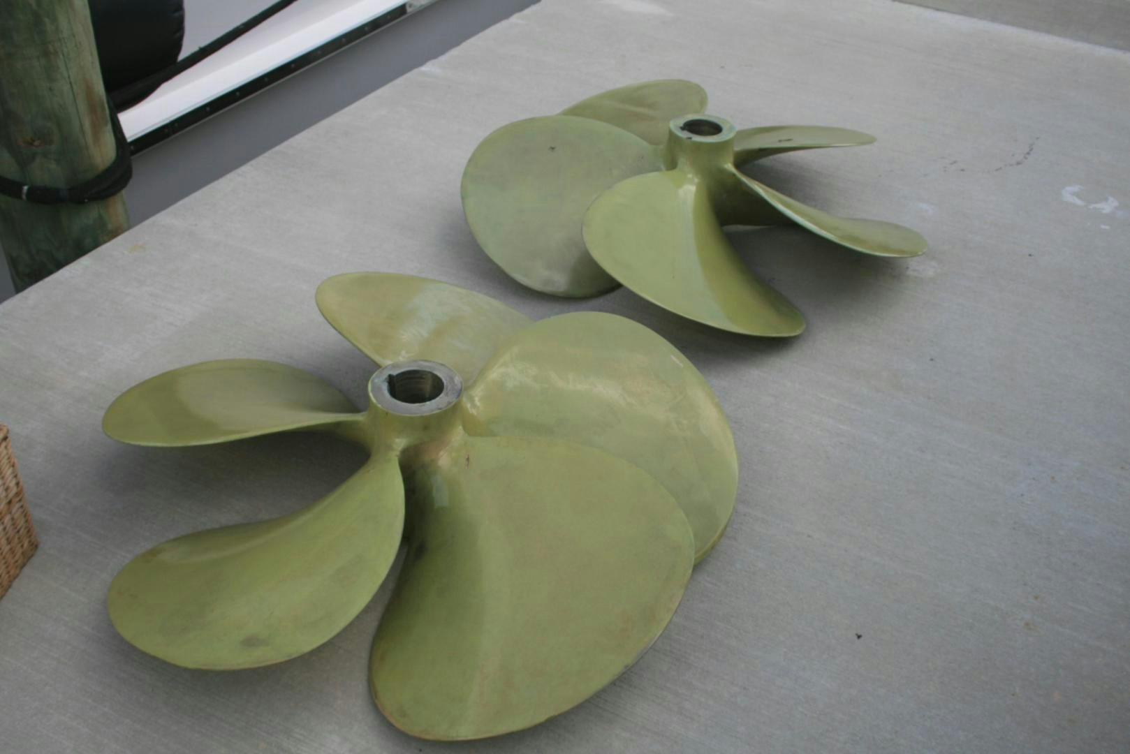 a group of green snake coiled up aboard DEAL MAKER Yacht for Sale