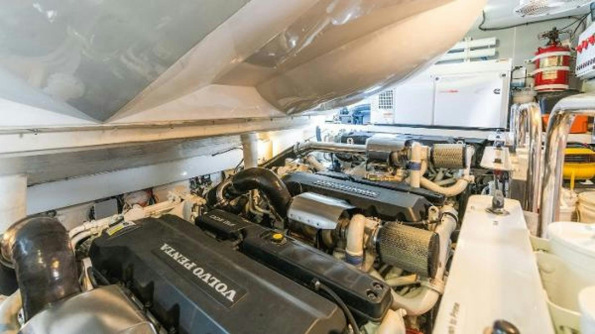 a large machine with a large metal object in the middle aboard Z Yacht for Sale