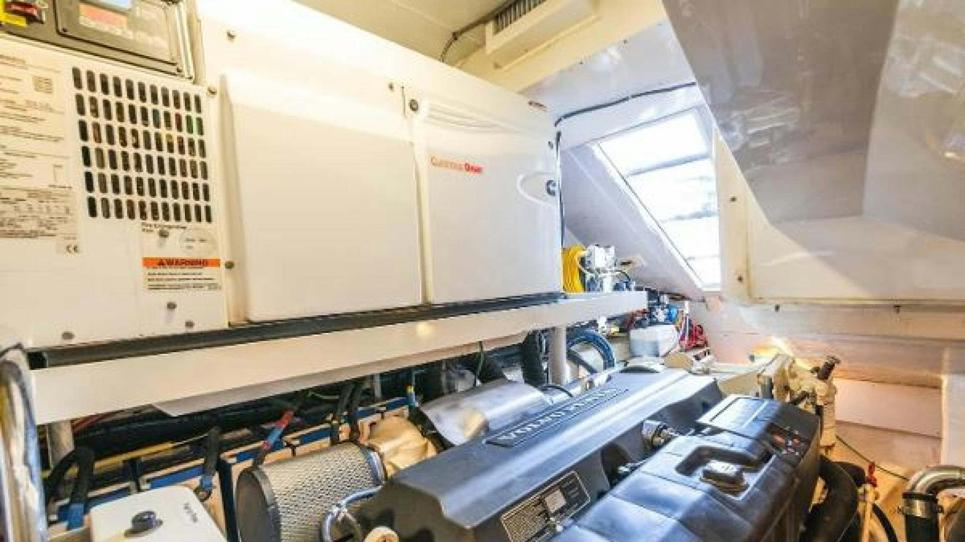 a machine in a room aboard Z Yacht for Sale