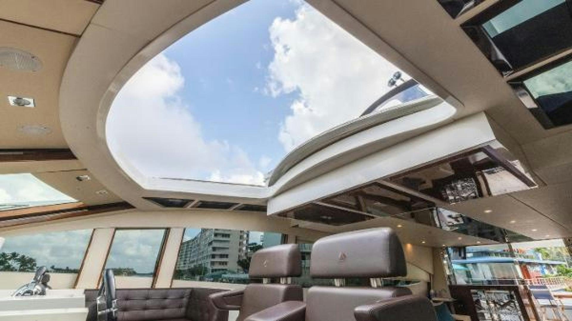 inside of a vehicle aboard Z Yacht for Sale