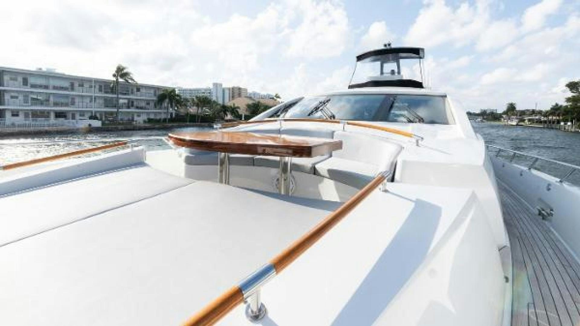 a boat parked on a dock aboard Z Yacht for Sale