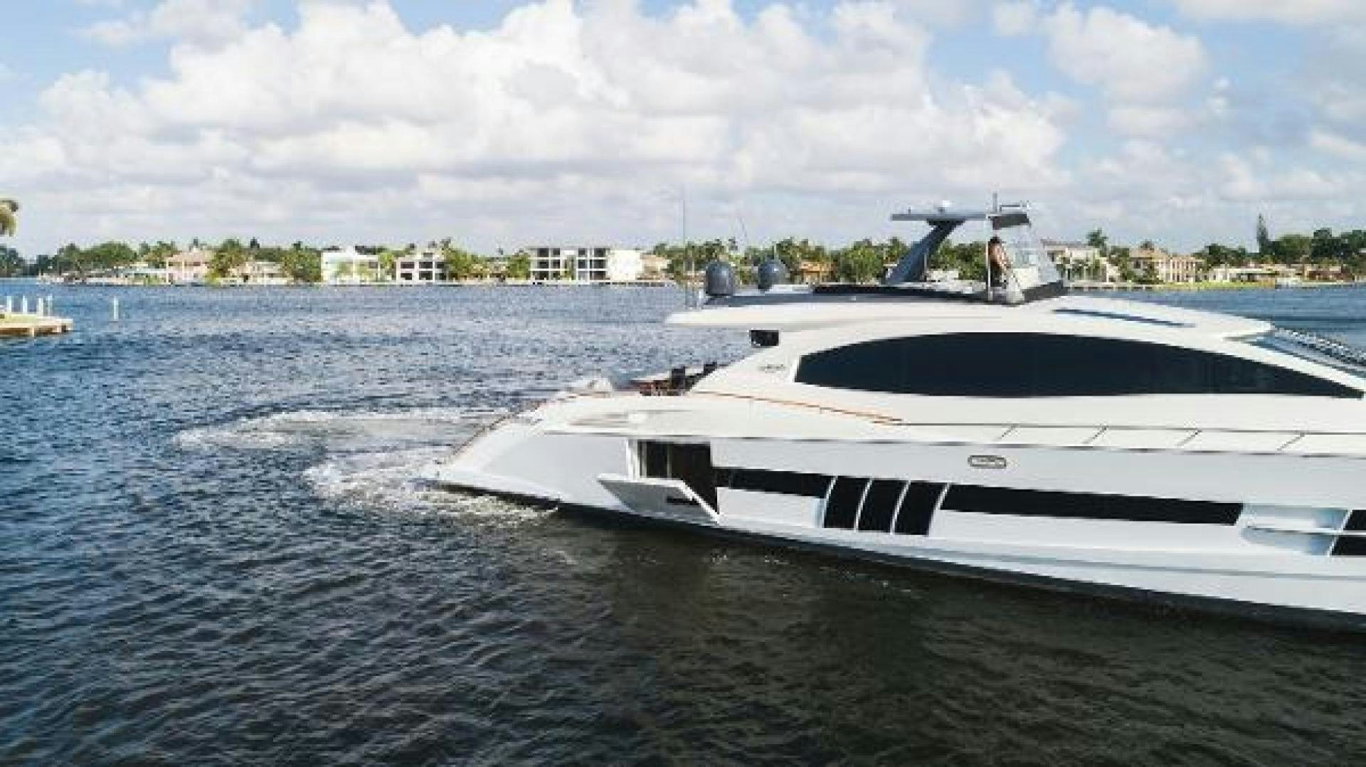 a boat on the water aboard Z Yacht for Sale