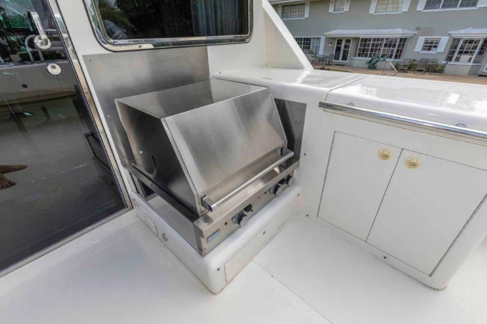 a large oven in a kitchen aboard BELISARIUS Yacht for Sale