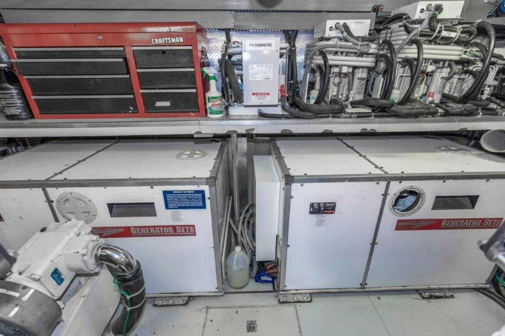 a close-up of a machine aboard BELISARIUS Yacht for Sale