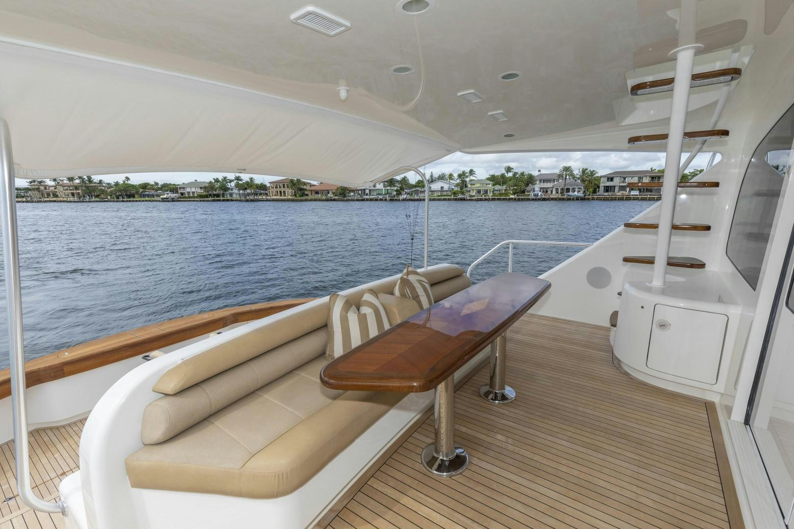 a boat on the water aboard BELLA DONA DI Yacht for Sale