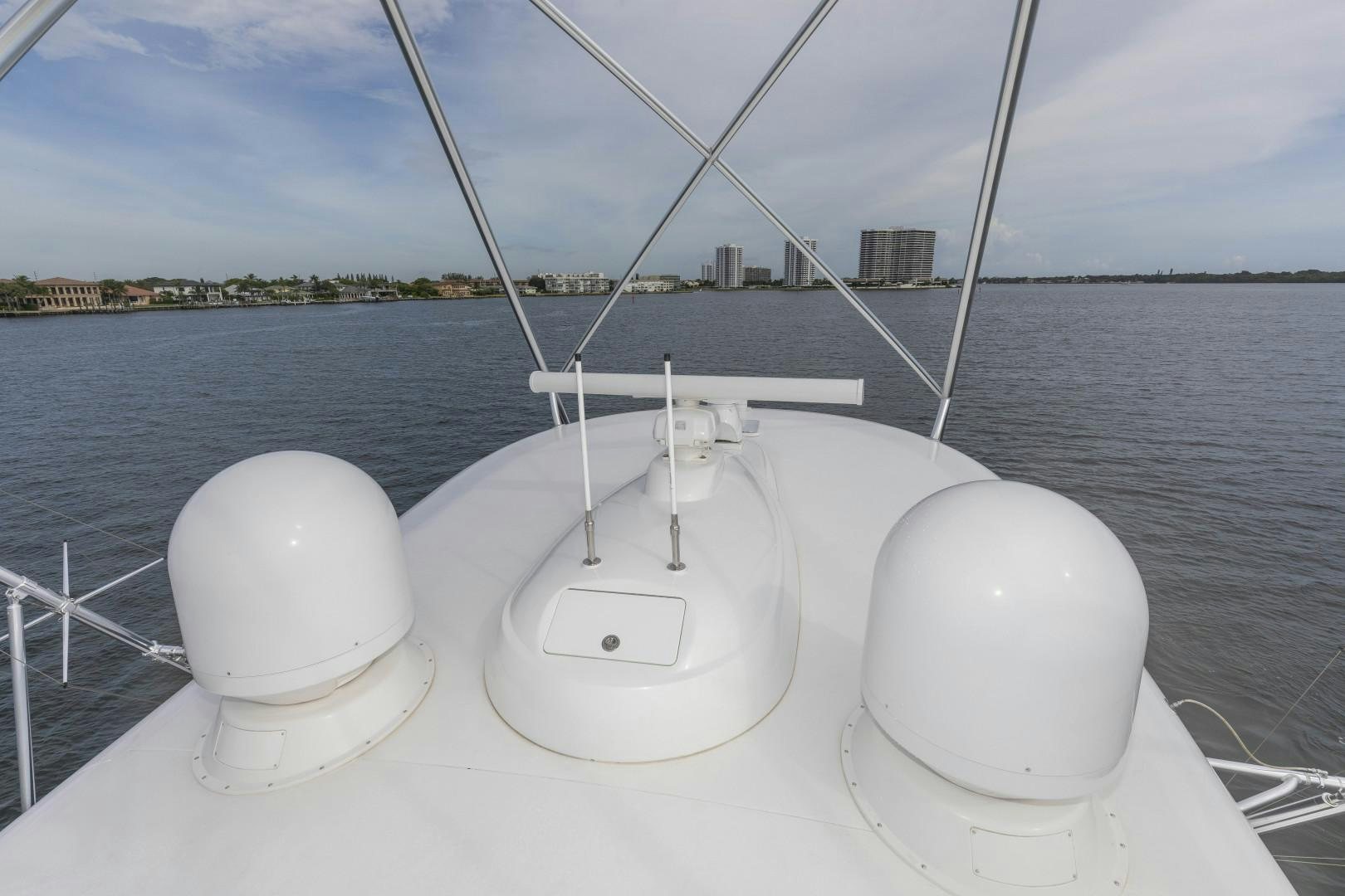 a couple of white lamps on a boat in the water aboard BELLA DONA DI Yacht for Sale
