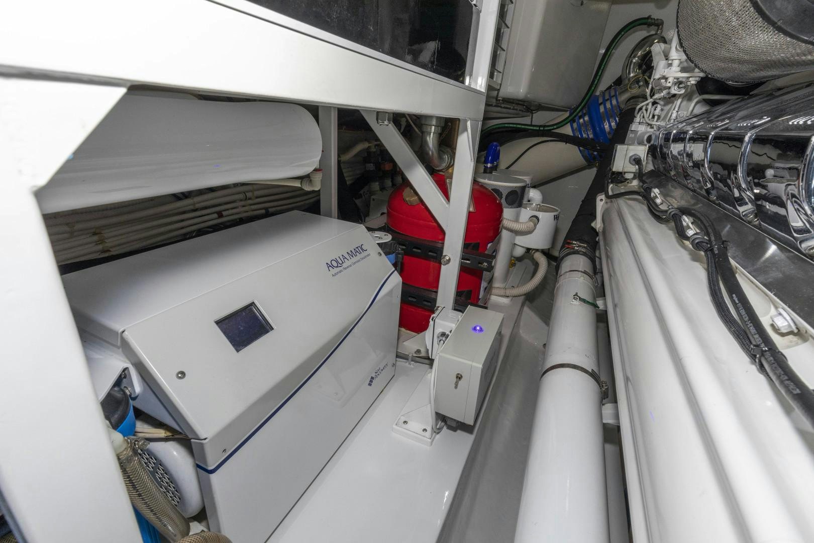 close-up of a white machine aboard BELLA DONA DI Yacht for Sale