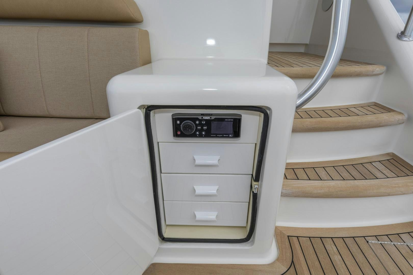 a white box with a cord aboard BELLA DONA DI Yacht for Sale