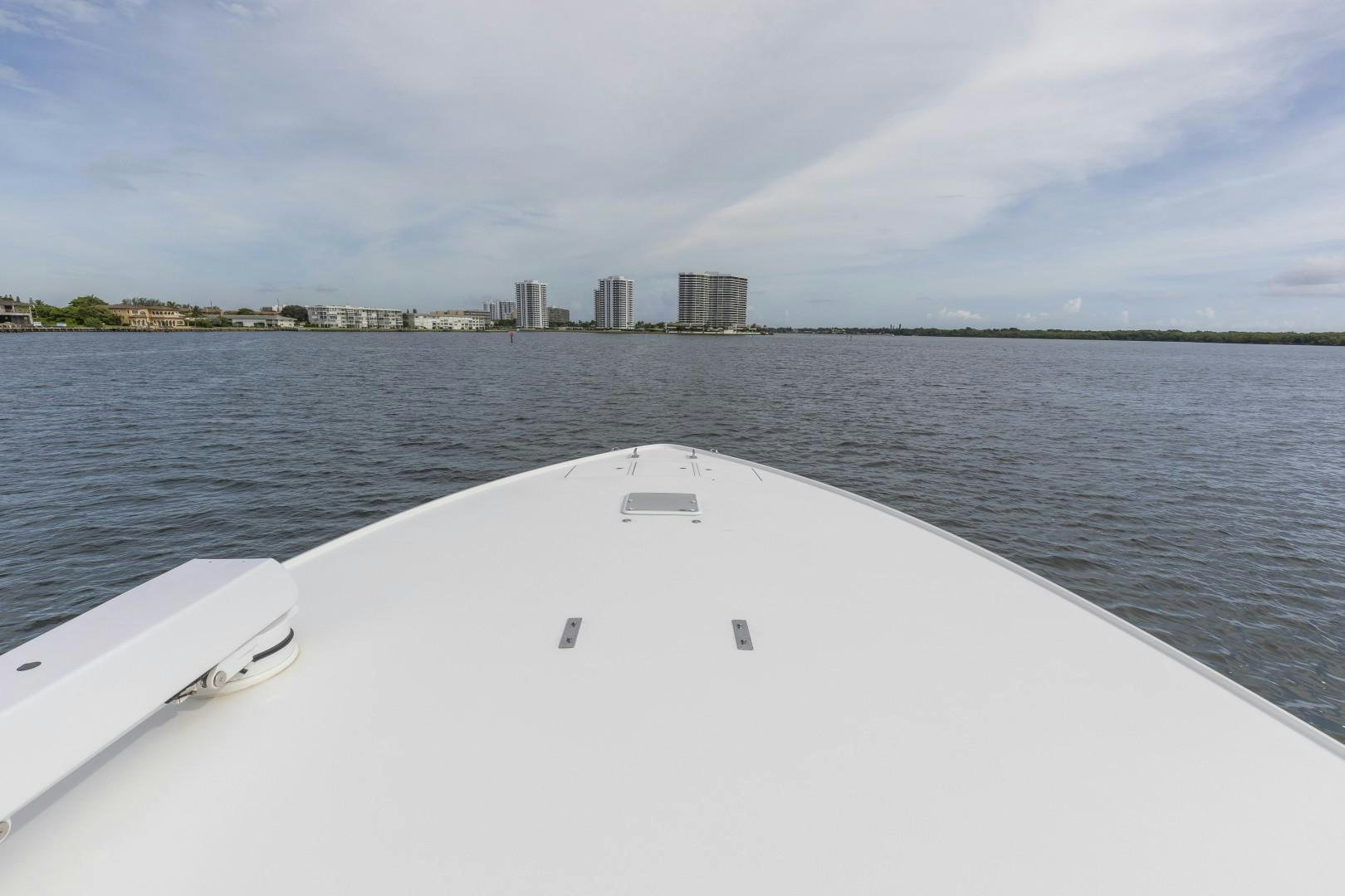 a boat on the water aboard BELLA DONA DI Yacht for Sale