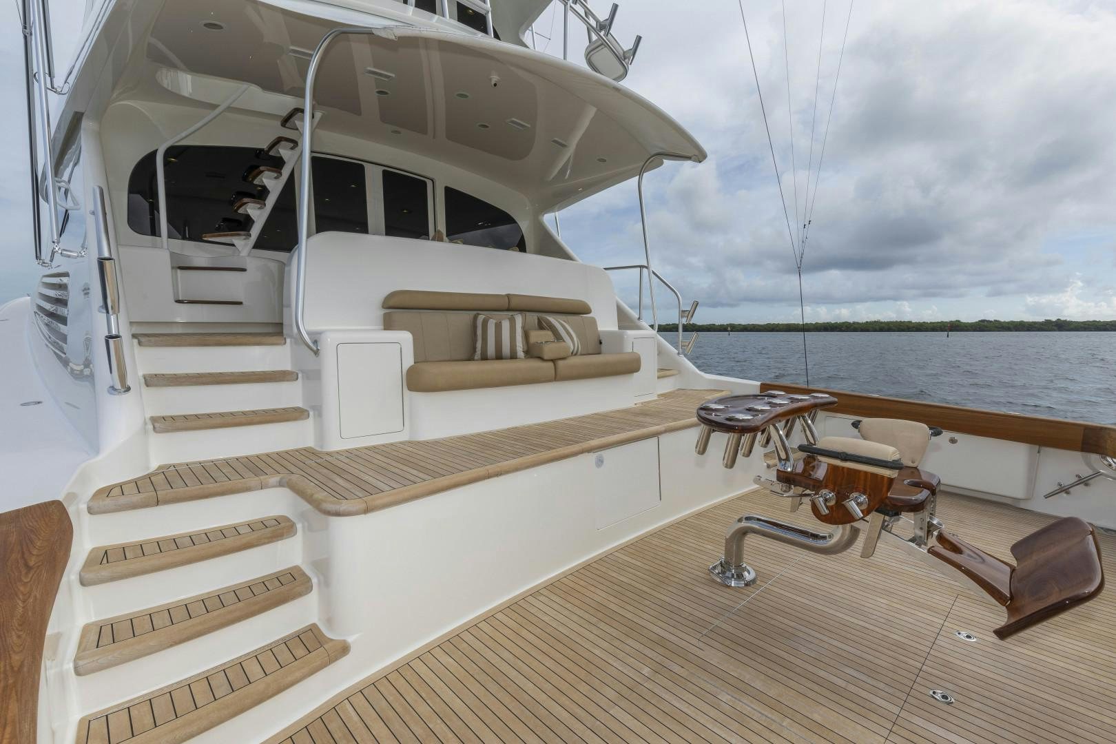 a boat on the water aboard BELLA DONA DI Yacht for Sale