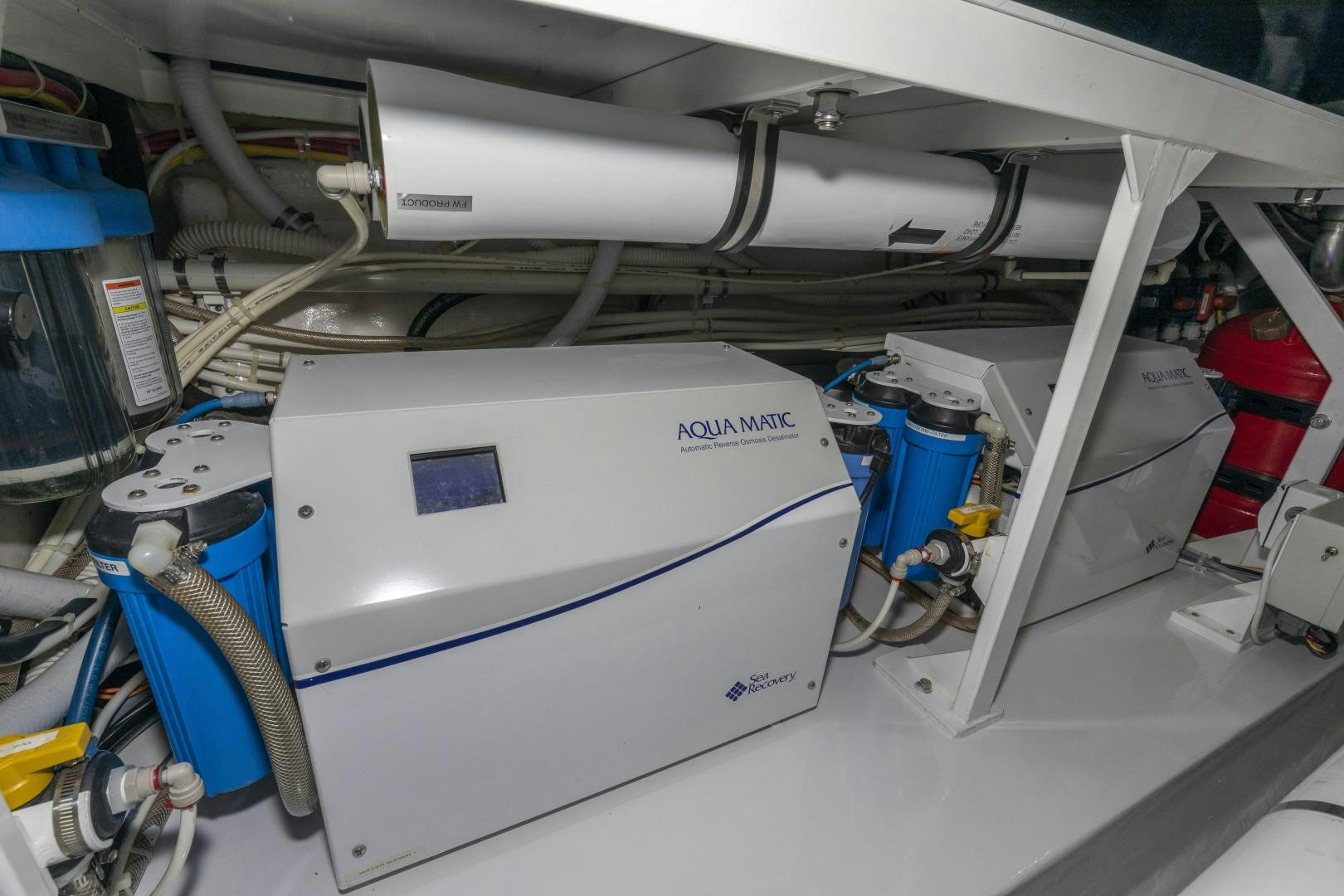 a machine with wires and tubes aboard BELLA DONA DI Yacht for Sale